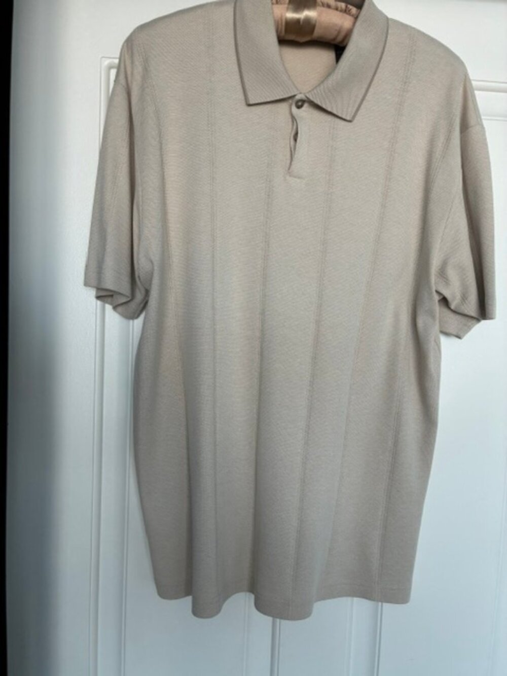 Liz Clairborne Knitted Tan Polo